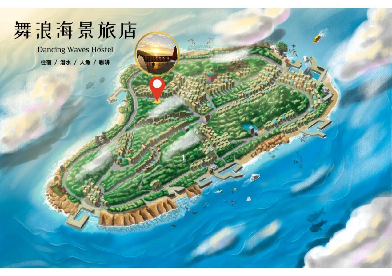 舞浪海景旅店 Hotel остров Ламай Екстериор снимка
